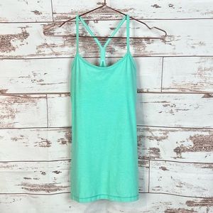 Lululemon Power Y Tank Top Menthol Blue Size 4